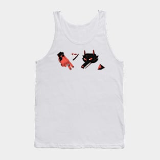 Thriller pattern Tank Top